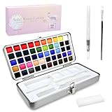 WinGluge Aquarellfarben, Watercolor Wasserfarben Kinder Gouache Farben Set Farbkasten,...