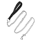 Hundeleine Metall Kettenleine Hundeführleine Hunde Leine, 3,0 x 126 cm Schleppleine, Übungsleinen...