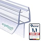 Engelbach® Duschdichtung mit perfekter Passform für 5-8mm Glastüren - Duschtürdichtung mit extra...