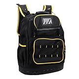 YWBL-WH Werkzeugrucksack aus Strapazierfähigem Oxford-Gewebe mit Mehreren Taschen und Laptopfach,...