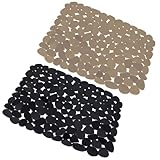 MUZHUPGUZ 2 STK Spülbeckeneinlage, PVC Spülbeckenmatte, 40x30cm Einlagen für Spülbecken...