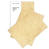 Betterpress® 100 Blatt Vintage Briefpapier Vintagepapier, Elefantenhaut Papier, DIN A4 – Altes...