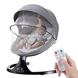 Babywippe,babyschaukel mit Kippfunktion,klappbar,wippe Baby mit Bluetooth-Funktion