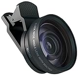 MyGadget Universal Handy Objektiv Set - 0,45x Weitwinkel + 12,5X Makro Linse - Kamera Set für...