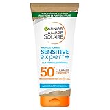GARNIER Ambre Solaire Sensitive Expert+ – Sonnenmilch LSF 50+ – schützt vor UVA, UVB & UVA lang...