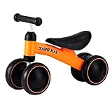 Milisten 1 Stück -Roller lauflernhilfe Laufrad Babyfahrrad ohne Fußpedal Fahrrad für Orange