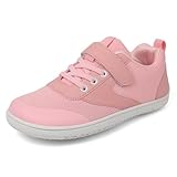 TIAROOTT Unisex Kinder Barfußschuhe Breite Junge Mädchen Minimalistische mit Klettverschluss...