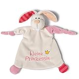 NICI Schmusetuch Hase ‚Kleine Prinzessin´ 25x25 cm – Hase Schnuffeltuch ab 0+ Monaten – Hase...