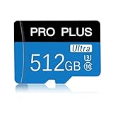 512GB Micro SD Karte Speicherkarte mit Adapter Hochgeschwindigkeitskarte Klasse 10 für Nintendo...