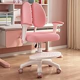 Leadrop Kinderschreibtischstuhl, Ergonomischer Kinderstudienstuhl mit Lordosenstütze, Höhen- und...