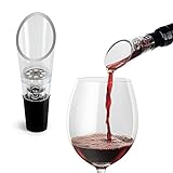 TenTen Labs WeinBelüfter und WeinDekanter (2er-Pack) – Premium Belüfter und Dekanter – Rotwein...