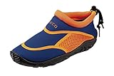 BECO Badeschuhe / Surfschuhe für Kinder blau/orange 32