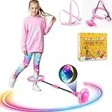 Q-WOOFF Jumping Ball and Skipping Rope,Für Outdoor-Spielzeug für Kinder im Alter Von 5–12...