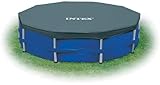 Intex 28031 Round Pool Cover - Poolabdeckplane - Ø 366 cm - Für Metal und Prism Frame Pool,...