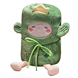 PURPLELILY Weiche Cartoon-Flanell-Babydecke, weiche, bequeme Schlafdecke, Tierdesigns für Komfort...