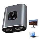 Display-Wähler - 2 Eingänge 1 Ausgang Adapter und Verbinder,Plug and Play Display Port Splitter |...