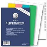 Blanko Griffregister für HABERSACK, SARTORIUS & Co. | selbstklebende Register Etiketten zum...