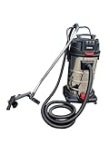 DeTec. Industriesauger 3000W Nass- Trockensauger 100L Schmutzbehälter Industriestaubsauger Gewerbe...