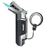 SturmFeuerzeug Nachfüllbar Butan Gas Pfeifenfeuerzeuge Jet Flame Winddicht Lighter Tolle...
