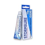 Stormsure Flexibler Reparaturkleber, 15 g, für transparente Zelte, Stiefel, Schlauchboote, Pools,...