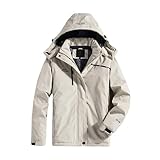 Damen-Regenmantel, wasserdicht, mit Kapuze, leichte Damen-Jacke, Windbreaker-Jacke mit...
