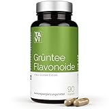 Grüntee Flavonoide | 90 Kapseln | Bioflavonoide, EGCG, Catechin, Epicatechin, Flavanole, Grüner...