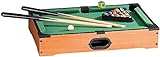 Playtastic Billiard: Mini Billardtisch mit 2 Queues & 16 Kugeln (Mini Billiard, Mini Billiardtisch,...