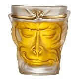 Lovehomily 110 ml Monkey King Whiskygläser im chinesischen Stil, Monkey King, mattiertes klares...