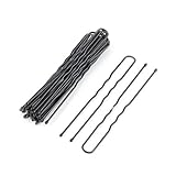 Ruilogod Metal U Form Lady Hairstyle Haarnadel 6 cm Länge 20 Stück schwarz ID: 6ee 114 eeb cea b2f