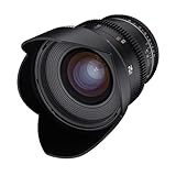 Samyang MF 24mm T1,5 VDSLR MK2 MFT – lichtstarkes T1,5 Weitwinkel Cine- und Video Objektiv für...