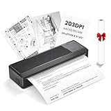 vretti Mobile Drucker Bluetooth,P83 Thermodrucker A4, Inklusivdrucker unterstützt A4 Thermopapier...