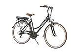 F.lli Schiano Women's E-Ride E-Bike, Schwarz, 28 Zoll