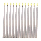 SEWACC 12 Stück LED Kerzenlichter für Halloween Flackernde Elektronikkerzen für Hochzeiten und...