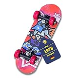 Best Sporting Mini Skateboard I hochwertiges Skateboard Kinder I Mini-Skateboard mit beidseitig...