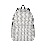 ADAhgu Praktischer Rucksack mit Cartoon-Milchkuh-Druck, praktischer Wanderrucksack, Reisen, Outdoor,...