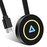 2.4/5 GHz Miracast HDMI Display Dongle ，4K Wireless HDMI Dongle Pour TV kompatibel mit...