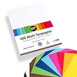 perfect ideaz • 100 Blatt Ton-Papier DIN-A4, 10 Farben, 130 g/m², MADE IN GERMANY