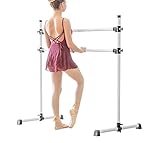 WESTMANN Ballettstange | 120x74x120 cm Weiß | Aluminium Balett Barre & Tanzstange für Zushause |...