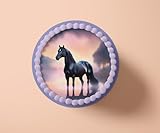 CGD – Essbare Tortenaufleger aus Fondant oder Esspapier – Perfekt für Pferde-Liebhaber –...