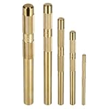 Eieenotee Messing-Durchtreiber-Werkzeugsatz 5-Teilig mit 1/4, 3/8, 1/2, 5/8, 3/4...