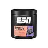 ESN AMINOS, Blackberry, 400 g, feines Amino-Pulver mit essentiellen Aminosäuren & Astragin, 3,2 g...