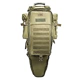 Silfrae Taktischer Gewehrrucksack, lange Gewehrtasche, Molle-Militär-Rucksack für Trekking, Jagd,...