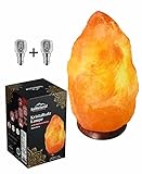 SalNatural Salzlampe 2-3 kg (bekannt als Himalaya Salz) aus der Salt Range Pakistan auf einem...