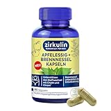 Zirkulin Apfelessig + Brennnessel (80 Kapseln) – Mit Chrom & Cholin für normalen Stoffwechsel –...