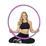 Hula Hoop Reifen Erwachsene - Edelstahlkern mit hohe Qualität Schaumstoff - Kann für Fitness,...