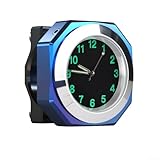 Besttoolifes Motorrad-Lenkeruhr aus Aluminiumlegierung, wasserdicht, IPX7, leuchtende Quarzuhr für...