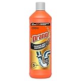 Drano (Mr Muscle) Extra Stark, Power Gel Rohrfrei Abflussreiniger, Rohrreiniger, für Küche & Bad,...