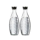 SodaStream 0,7L CRYSTAL Glaskaraffe | Spülmaschinenfest | Kompatibel mit Crystal & Penguin |...