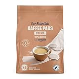 by Amazon Kaffeepads Crema 100% Arabica, Geeignet für Senseo Maschinen, 36 Pads