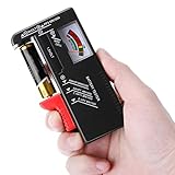 ZHITING Batterietester, Batterietester mit analoger Anzeige-zur Kontrolle des Ladezustandes, passend...